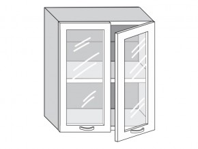 1.60.4 Шкаф настенный (h=720) на 600мм с 2-мя стек.дверцами в Костанае - kostanaj.magazinmebel.ru | фото