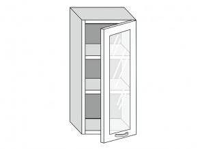 19.40.3 Шкаф настенный (h=913) на 400мм с 1-ой стекл. дверцей в Костанае - kostanaj.magazinmebel.ru | фото