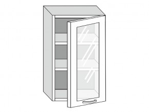 19.50.3 Шкаф настенный (h=913) на 500мм с 1-ой стекл. дверцей в Костанае - kostanaj.magazinmebel.ru | фото