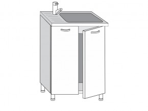 2.60.2м Шкаф-стол на 600мм под врезную мойку с 2-мя дверцами в Костанае - kostanaj.magazinmebel.ru | фото