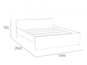 Кровать 1600 НМ 011.53 Симпл Белый Фасадный в Костанае - kostanaj.magazinmebel.ru | фото - изображение 4