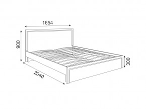 Кровать с основанием Беатрис мод 7 Орех гепланкт в Костанае - kostanaj.magazinmebel.ru | фото - изображение 2