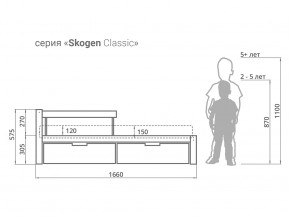 Кровать Svogen classic с ящиками и бортиком дерево в Костанае - kostanaj.magazinmebel.ru | фото - изображение 2