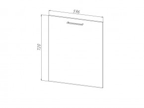 П 60 Комплект для посудомоечной машины 600 мм (цоколь + фасад) ЛДСП в Костанае - kostanaj.magazinmebel.ru | фото