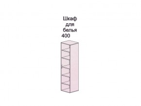 Шкаф для белья 400 ДБ Аннет в Костанае - kostanaj.magazinmebel.ru | фото - изображение 2