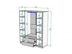 Шкаф Malta light H302 Белый в Костанае - kostanaj.magazinmebel.ru | фото - изображение 2