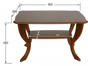 Стол журнальный Маэстро СЖ-01 орех в Костанае - kostanaj.magazinmebel.ru | фото - изображение 2