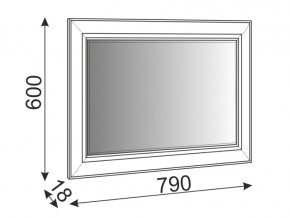 Зеркало Саванна М07 в Костанае - kostanaj.magazinmebel.ru | фото - изображение 2